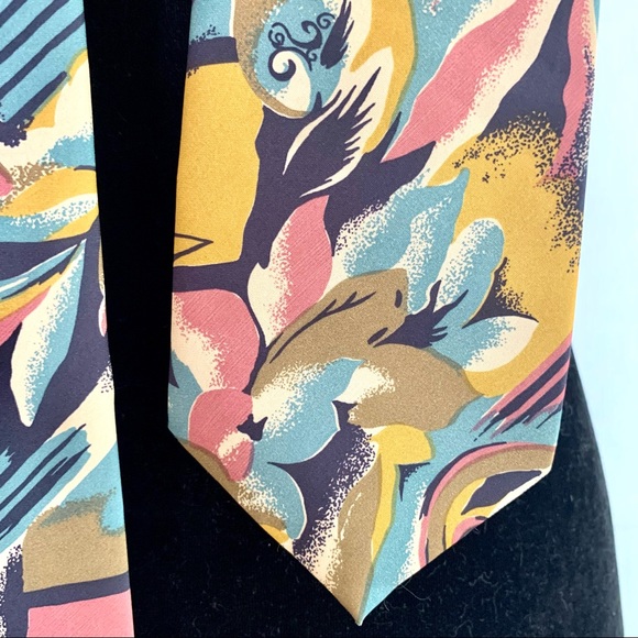 Vintage Italian 100% All Silk Men’s Tie - Picture 2 of 4